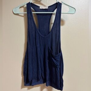 Joah Brown Deep Blue Tank Top
